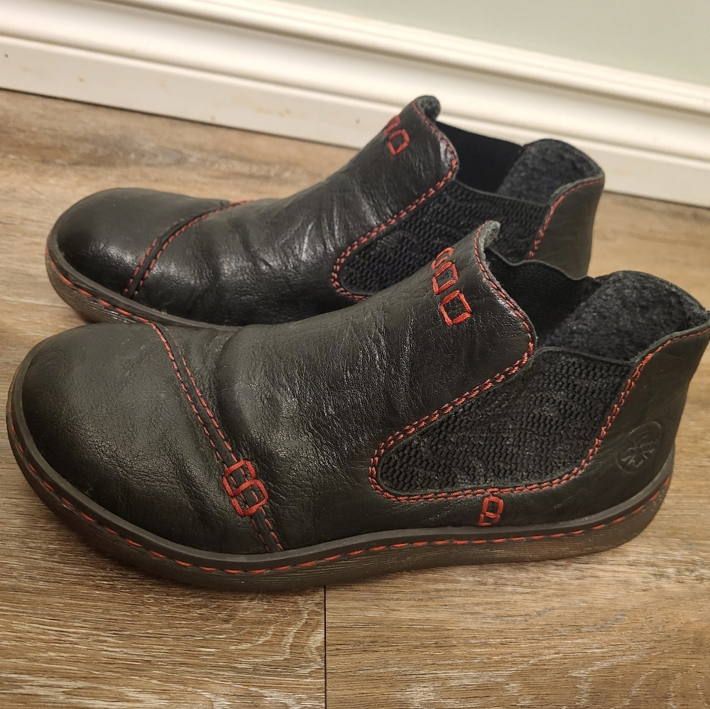 Rieker Black Gore Bootie Size 7 - Picture 4 of 11